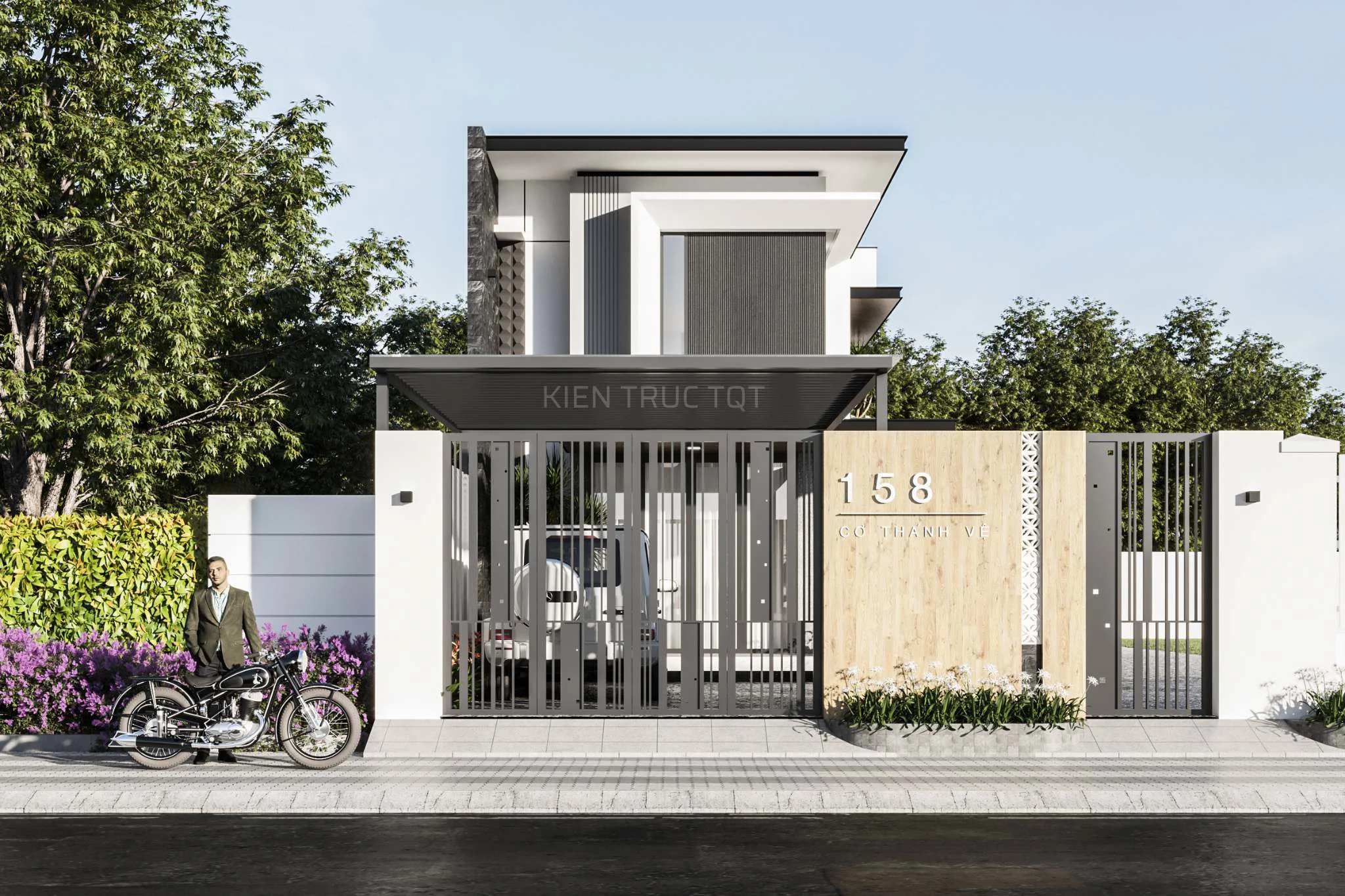 Kiến trúc TQT chuyên thiết kế kiến trúc nội thất và xây nhà trọn gói cho các công trình nhà phố, biệt thự