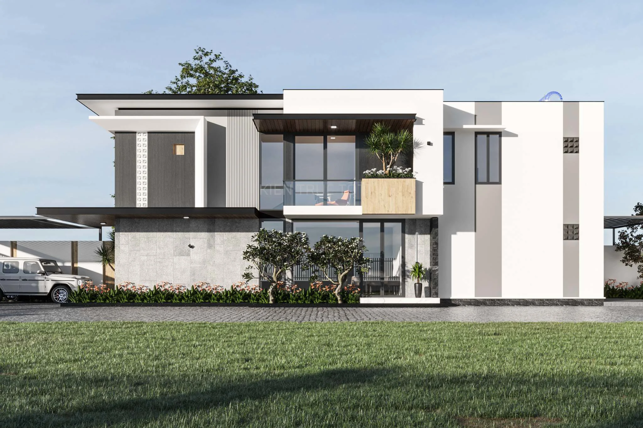 Kiến trúc TQT chuyên thiết kế kiến trúc nội thất và xây nhà trọn gói cho các công trình nhà phố, biệt thự
