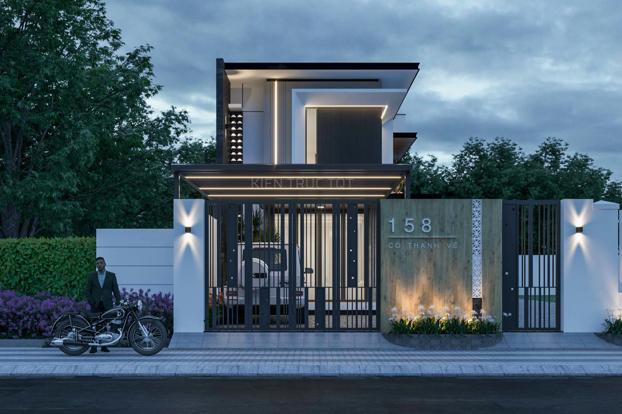 Kiến trúc TQT chuyên thiết kế kiến trúc nội thất và xây nhà trọn gói cho các công trình nhà phố, biệt thự