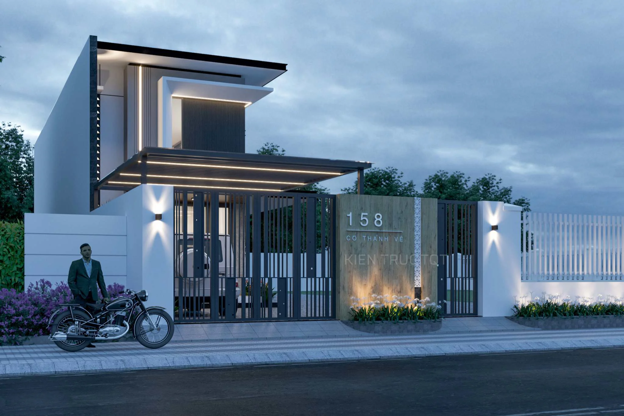 Kiến trúc TQT chuyên thiết kế kiến trúc nội thất và xây nhà trọn gói cho các công trình nhà phố, biệt thự