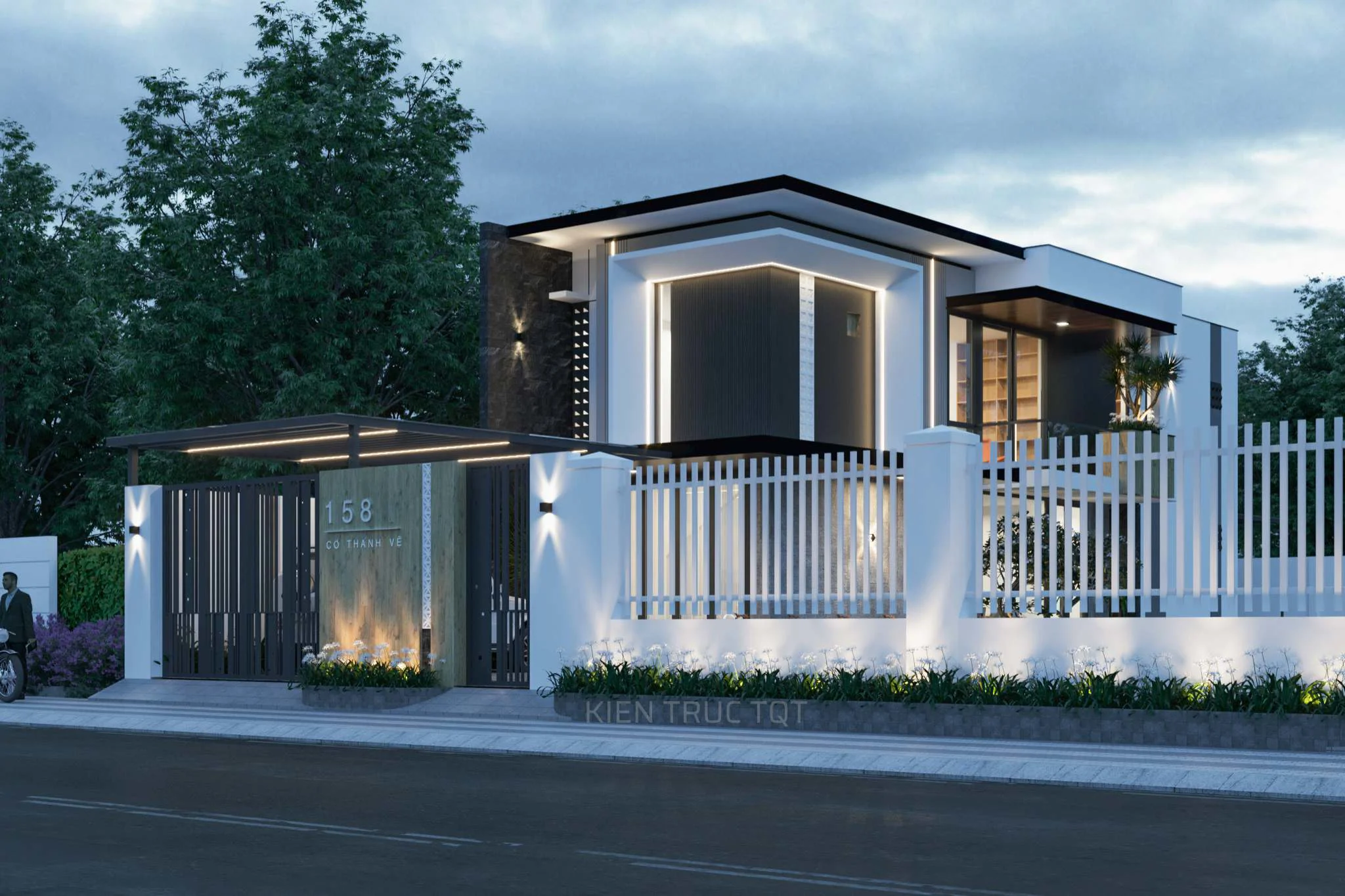 Kiến trúc TQT chuyên thiết kế kiến trúc nội thất và xây nhà trọn gói cho các công trình nhà phố, biệt thự