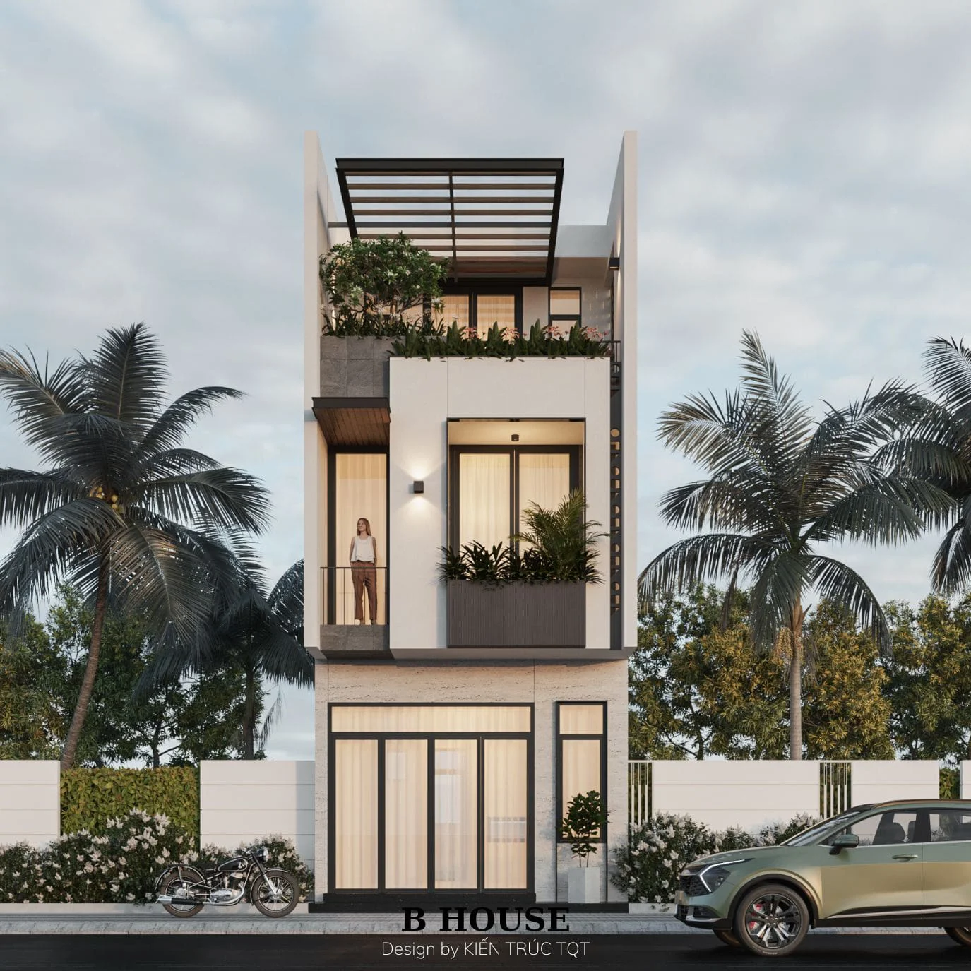 Kiến trúc TQT chuyên thiết kế kiến trúc nội thất và xây nhà trọn gói cho các công trình nhà phố, biệt thự