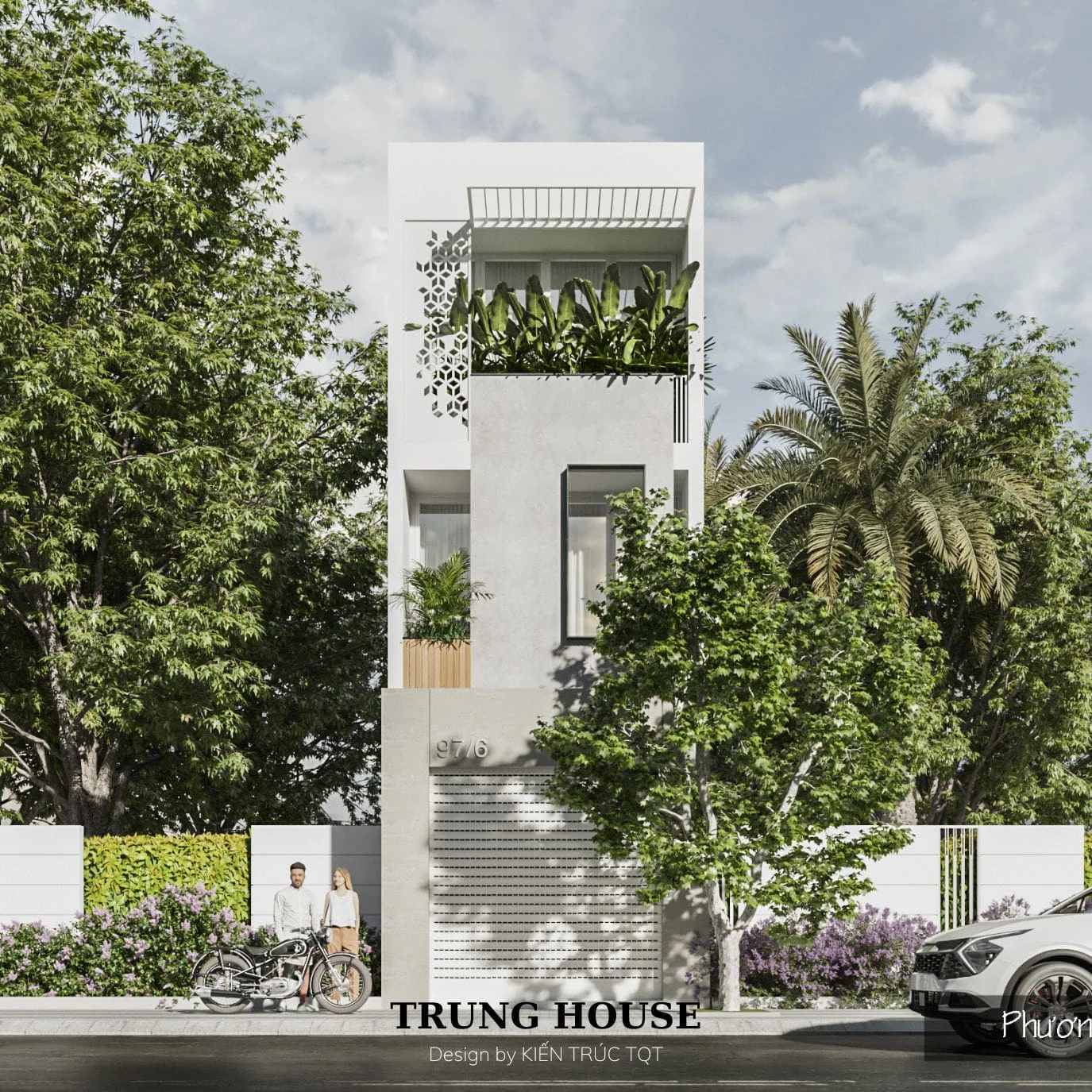 Kiến trúc TQT chuyên thiết kế kiến trúc nội thất và xây nhà trọn gói cho các công trình nhà phố, biệt thự